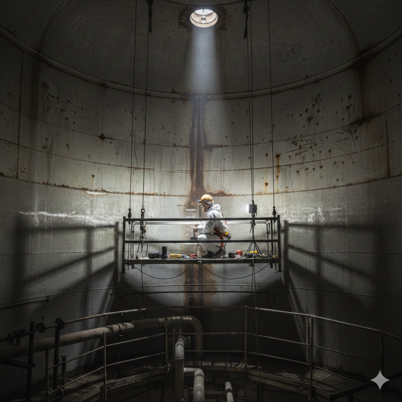 Inspeção de Tanques: Guia Essencial para Garantir Segurança e Eficiência