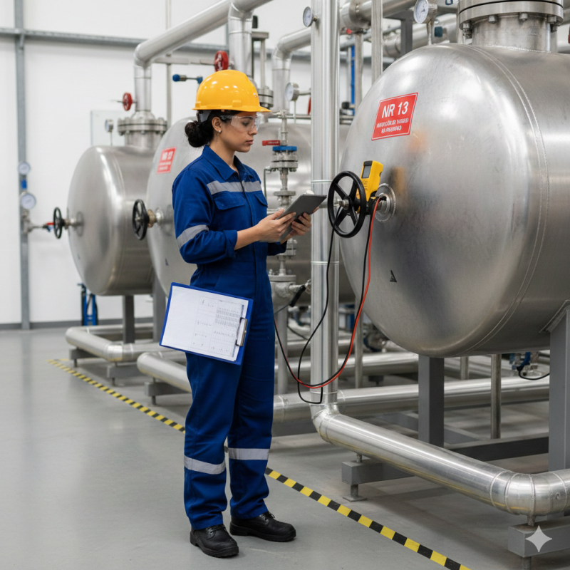 Inspeção de Vasos de Pressão: Garantindo Segurança e Eficiência na Indústria