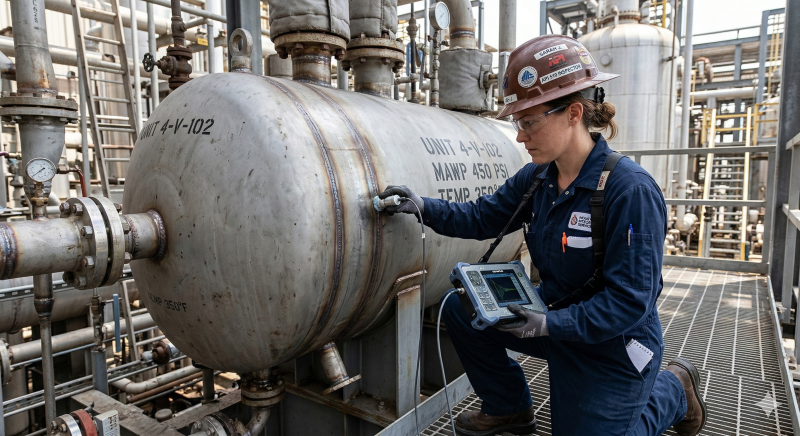 Guia Completo de Inspeção de Vasos de Pressão: Garantindo Segurança e Conformidade